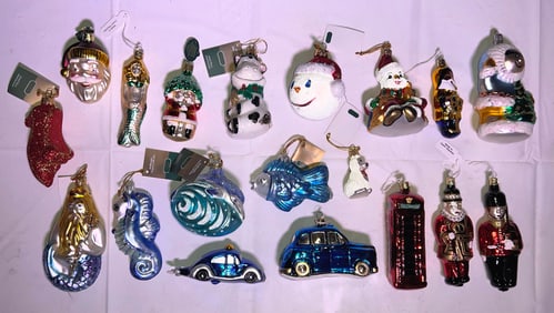 Bulk lot of Christmas tree ornaments