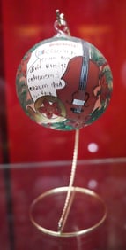 Autographed Bill Hixson designed ornament