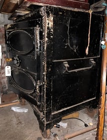 Sargent & Greenleaf cast iron floor safe