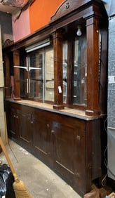 Early 20th c. Back bar