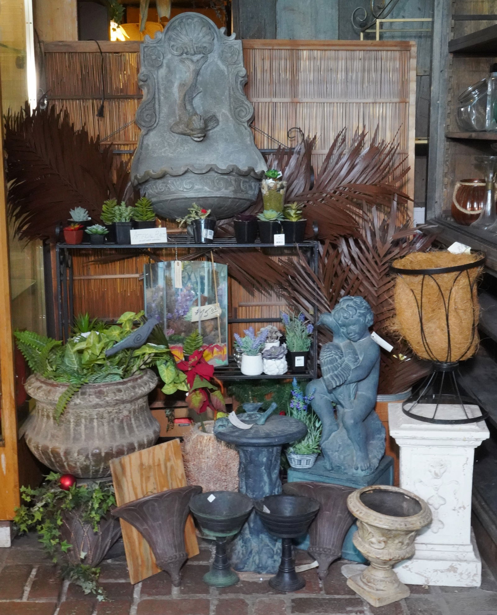 Outdoor garden statuary (1 of 4)