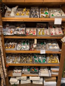 Lot of Christmas ornaments
