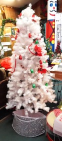 White Christmas tree
