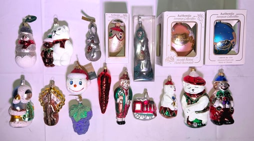Bulk lot of Christmas tree ornaments
