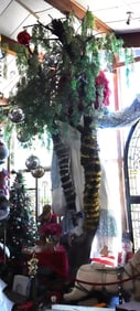 Large decorated tree
