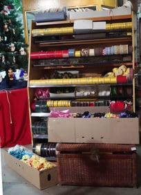 Ribbons and display stand