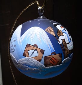 Bill Hixson signed White House Christmas tree ornament