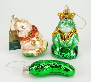 3 Christmas ornaments