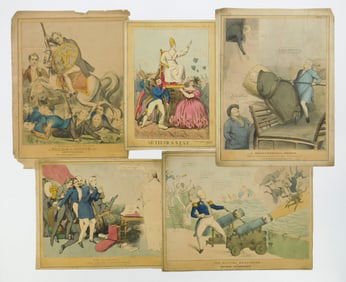 5 British caricatures
