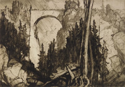 Frank Brangwyn (British, 1867-1956) drypoint