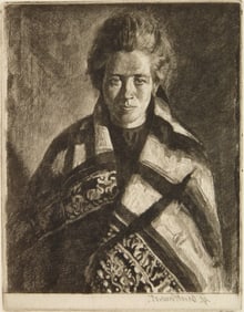Gerald Brockhurst (British, 1890-1978) etching