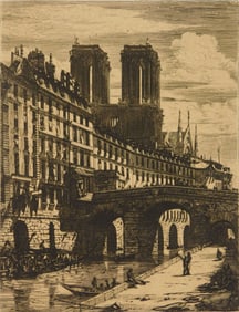 Charles Meryon (French, 1821-1868) etching and engraving
