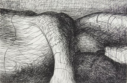 Henry Moore (British, 1898-1986) etching
