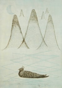 Keiko Minami (Japanese, 1911-2004) etching