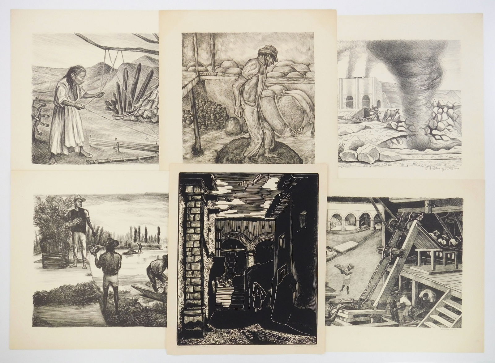 6 Mexican school prints (1 of 13)