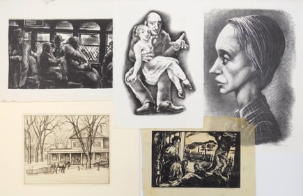 5 American prints