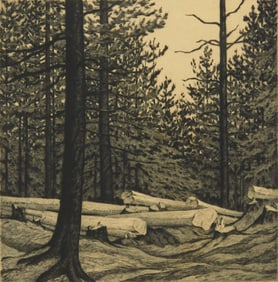 Alice Standish Buell (American, 1892-1964) etching
