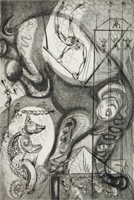 Letterio Calapai (American, 1901-1993) etching