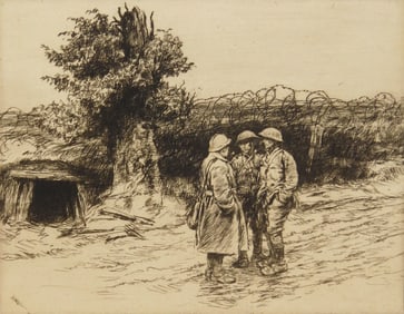 Kerr Eby (American, 1890-1946) etching