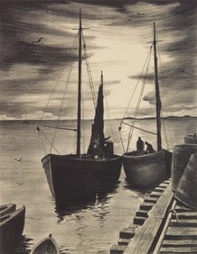 John W. Gregory (American, 1903-1992) lithograph