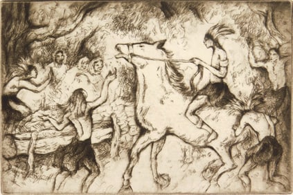 Gene Kloss (American, 1903-1996) etching