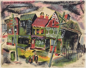 J. Melka (American, 20th c.) silkscreen