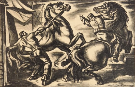 Umberto Romano (American 1905-1984) lithograph