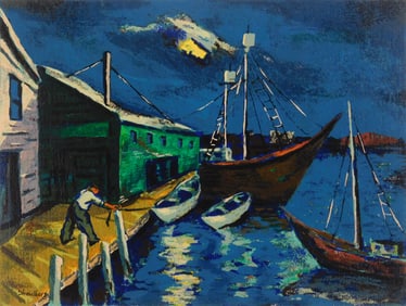 Harry Shoulberg (American, 1903-1995) silkscreen