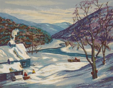Harry Shokler (American, 1896-1978) silkscreen