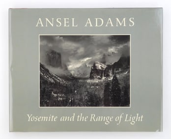 Ansel Adams Yosemite book signed