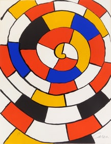 style of Calder (American, 1898-1976) lithograph