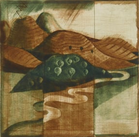 Brigitte Coudrain (French b. 1934) etching