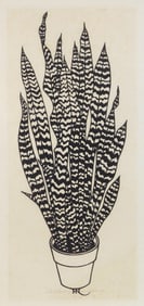 Jacques Hnizdovsky (American, 1915-1985) woodcut