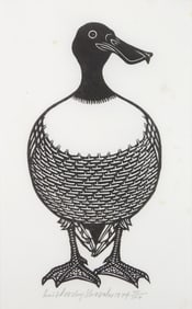Jacques Hnizdovsky (Amerian, 1915-1985) woodcut
