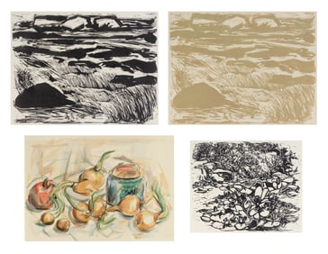 4 Janet Mack (American, 1921-1979) works on paper