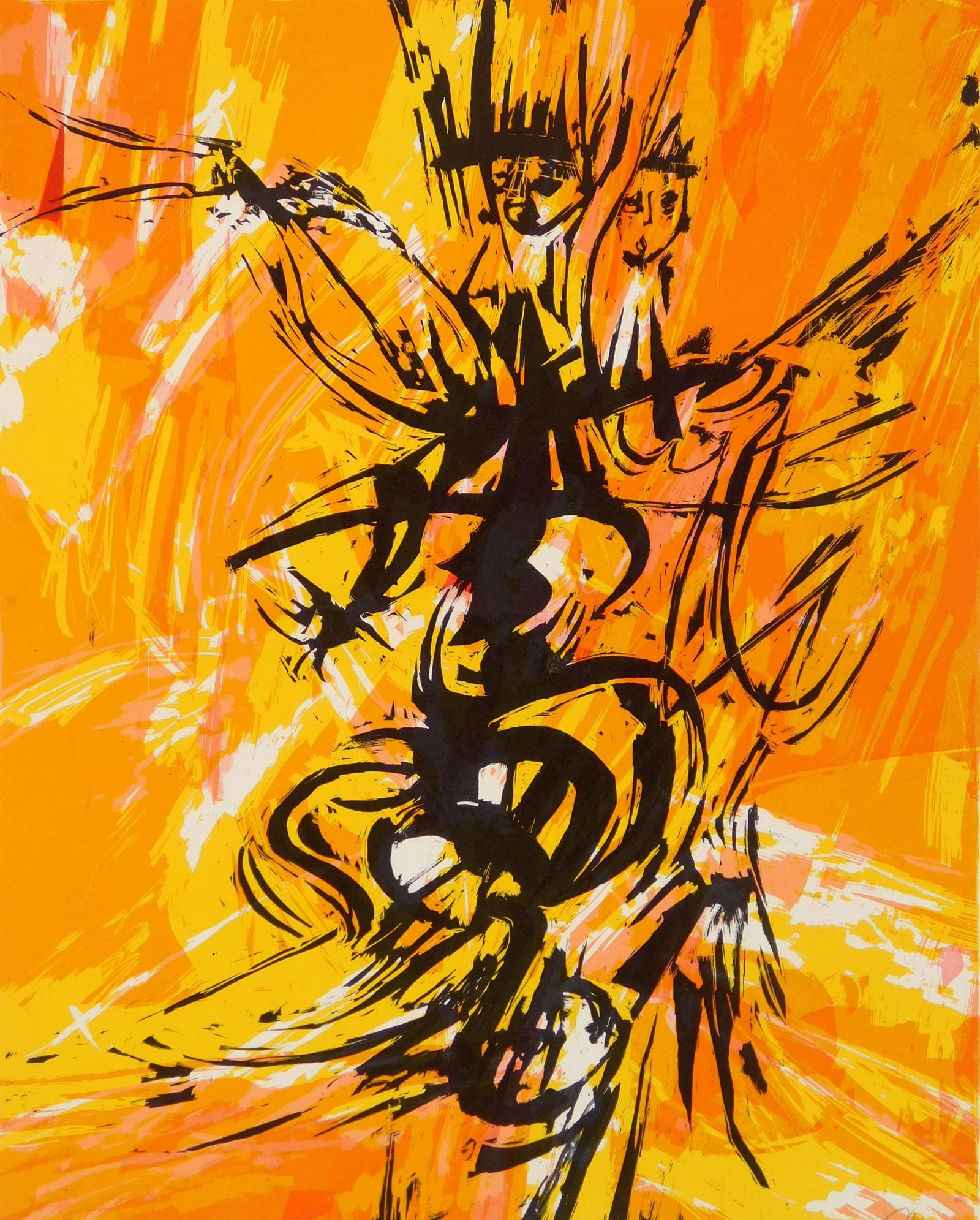 Seong Moy (Chinese/ American, 1921-2013) silkscreen (1 of 5)