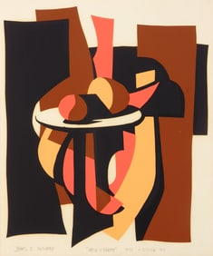James E. Seward (American, 20th/ 21st c.) silkscreen
