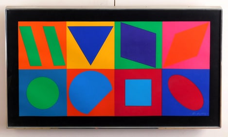 Victor Vasarely (American, 1906-1997) silkscreen