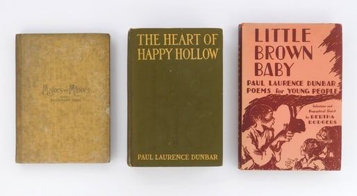 3 books by Paul Laurence Dunbar
