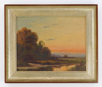 Augustus Spencer (British. 1860-1924) oil