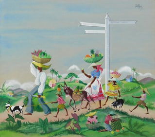 Rhoda Jackson (Jamaican, 1913-1971) gouache