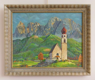 William S. Gisch (American, 1906-1989) oil