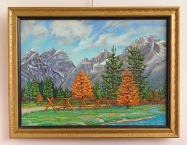 William S. Gisch (American, 1906-1989) oil