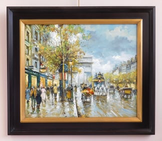 D. Richards (American, 20th- 21st c.) oil