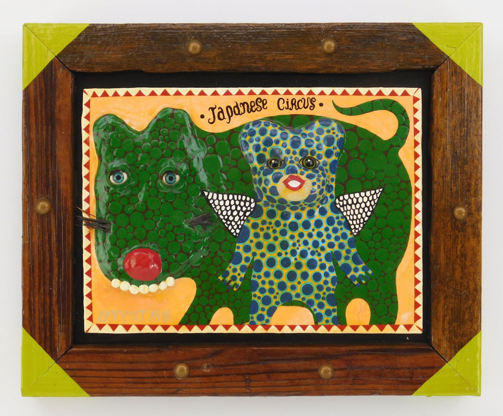 Levent Isik (American, 1961-2019) mixed media (1 of 5)