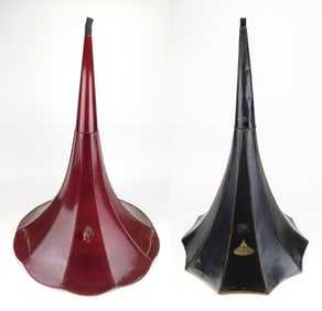2 Talking Machine Morning Glory Horns