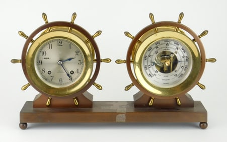 Chelsea ship clock and barometer
