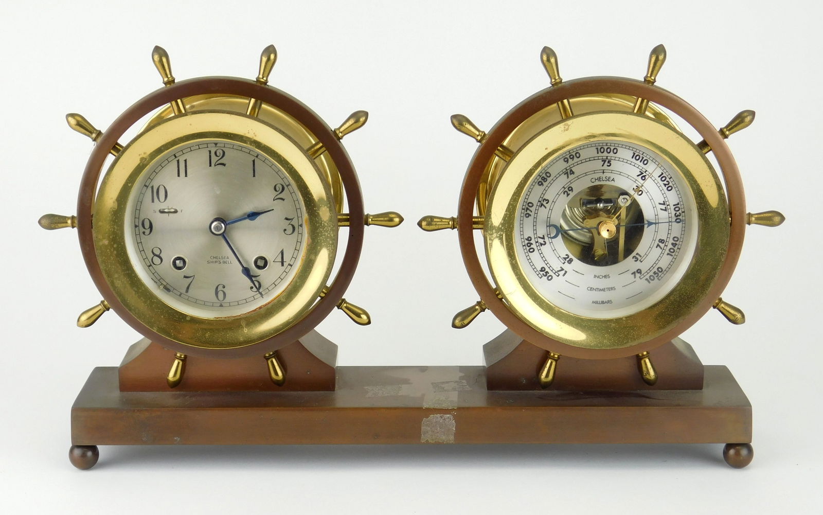 Chelsea ship clock and barometer (1 of 6)