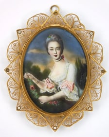 19th c. miniature painting
