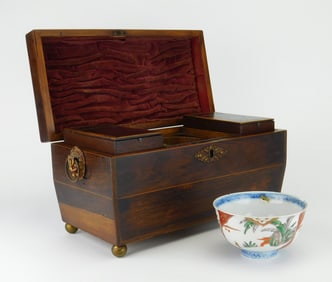 18th c. English Tea caddy